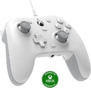 GameSir G7 HE C Wired Xbox Controller,Officially licensed Controller with Hall Effect Joysticks (White)