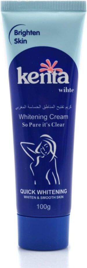 كريم مغربي لتبييض البشرة وتفتيح المناطق الحساسة من كينتا، عبوة سعة 100 جرام