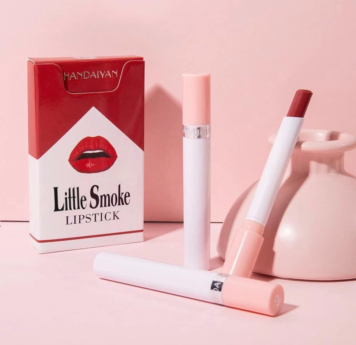 أحمر شفاه مات يدوم طويلا من هانديان، 4 قطع، متعدد الألوان