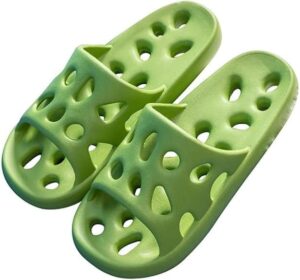 حذاء استحمام من تزويق، شبشب استحمام للجنسين مع فتحات تصريف، شبشب ناعم سريع الجفاف، للحمام وحمام السباحة والمنتجعات الصحية والفندق وصنادل الشاطئ