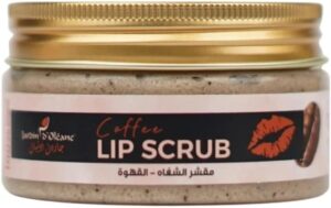 مقشر شفاه كوفي من جاردن العليان، تقشير وترطيب طبيعي، للشفاه