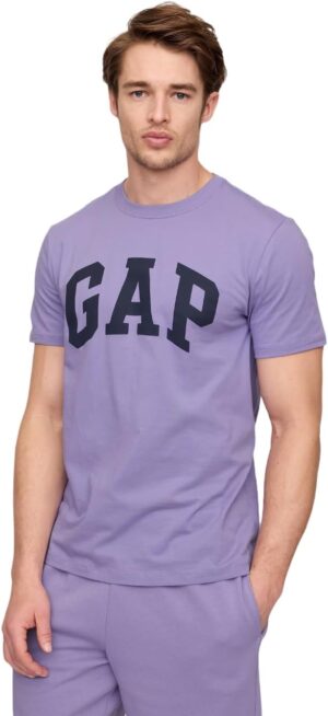 تيشيرت رجالي من غاب مطبوع عليه شعار ناعم للاستخدام اليومي