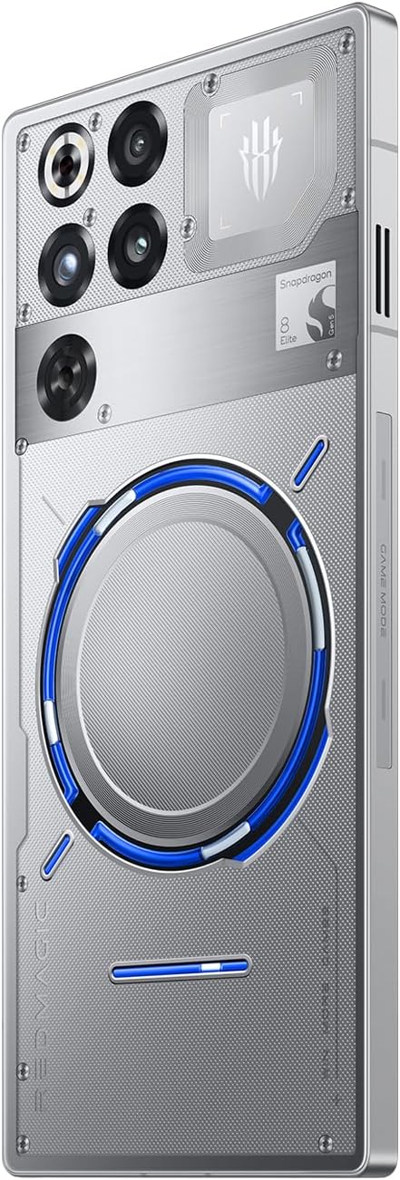 ريد ماجيك جوال العاب 11 برو 144 هرتز، هاتف ذكي اندرويد 5G، ذاكرة RAM 16GB + ذاكرة روم 512GB، سناب دراجون 8 ايليت الجيل 5، شاشة كاملة 6.8 انش 1.5K اموليد، كاميرا 50MP، جوال غير مقفل فضي 17 61+un0q4q1L. AC SL1500