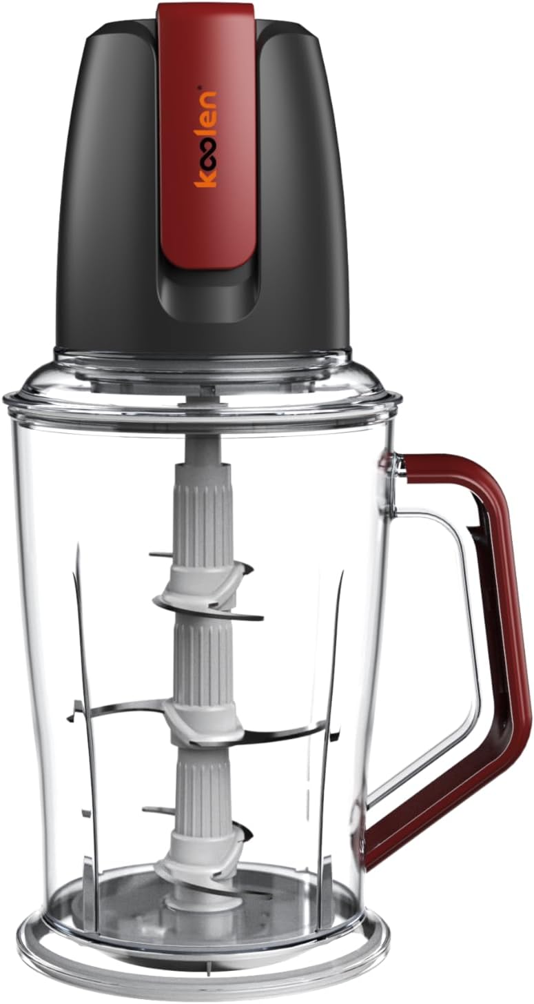 Koolen Food Chopper 400W, 2L Capacity, With 3 Blades, Black