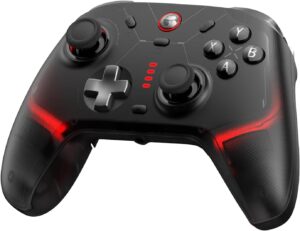GameSir Cyclone 2 Multiplatform Wireless Controller- TMR Electromagnetic Joysticks&Hall Effect Switch triggers,6-axis Gyro Gaming Controller (Cyclone 2 Black only)