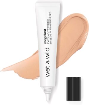 wet n wild Megalast Eyeshadow Primer, lightweight formula, inflused with Vitamin E