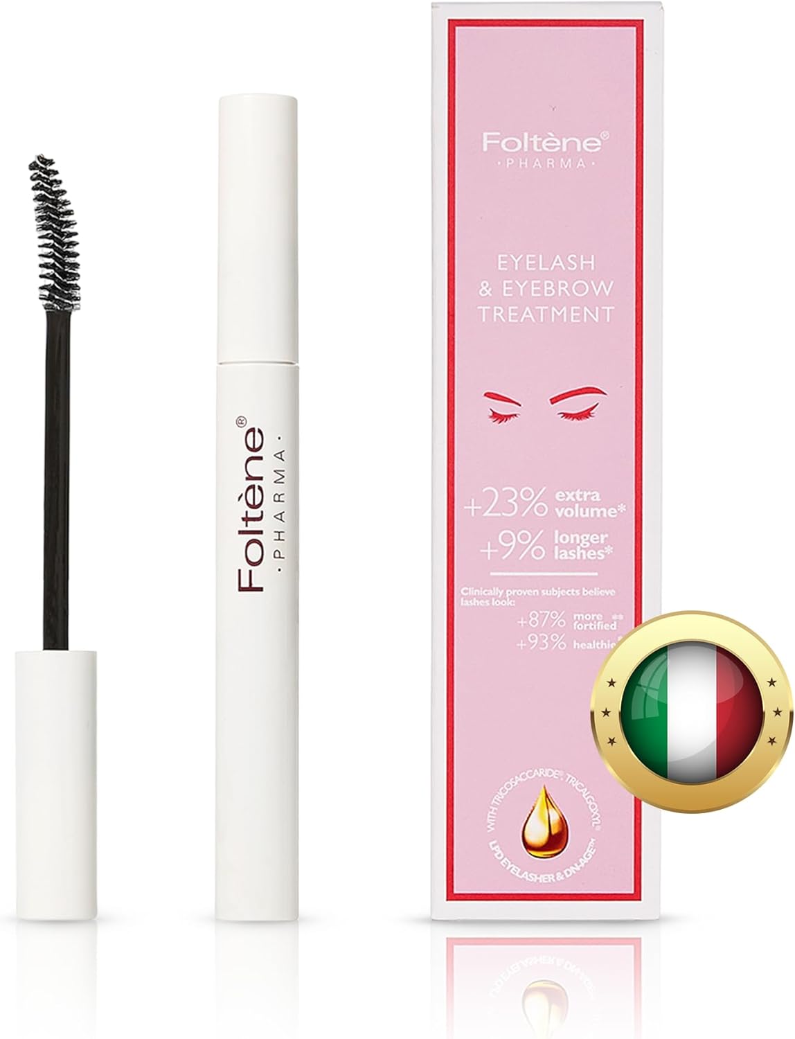 معالج الرموش والحواجب من فولتن فارما 6.5 مل- (متعدد الالوان)