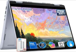 ديل لابتوب انسبايرون 14 7740 للاعمال 2 في 1 بشاشة لمس FHD+ 14 انش، انتل كور 5 (> i7-1355U)، كيبورد باضاءة خلفية، بصمة اصبع، عمر بطارية 10 ساعات، ويندوز 11، مع PSD 128GB (32GB RAM | 2TB SSD)