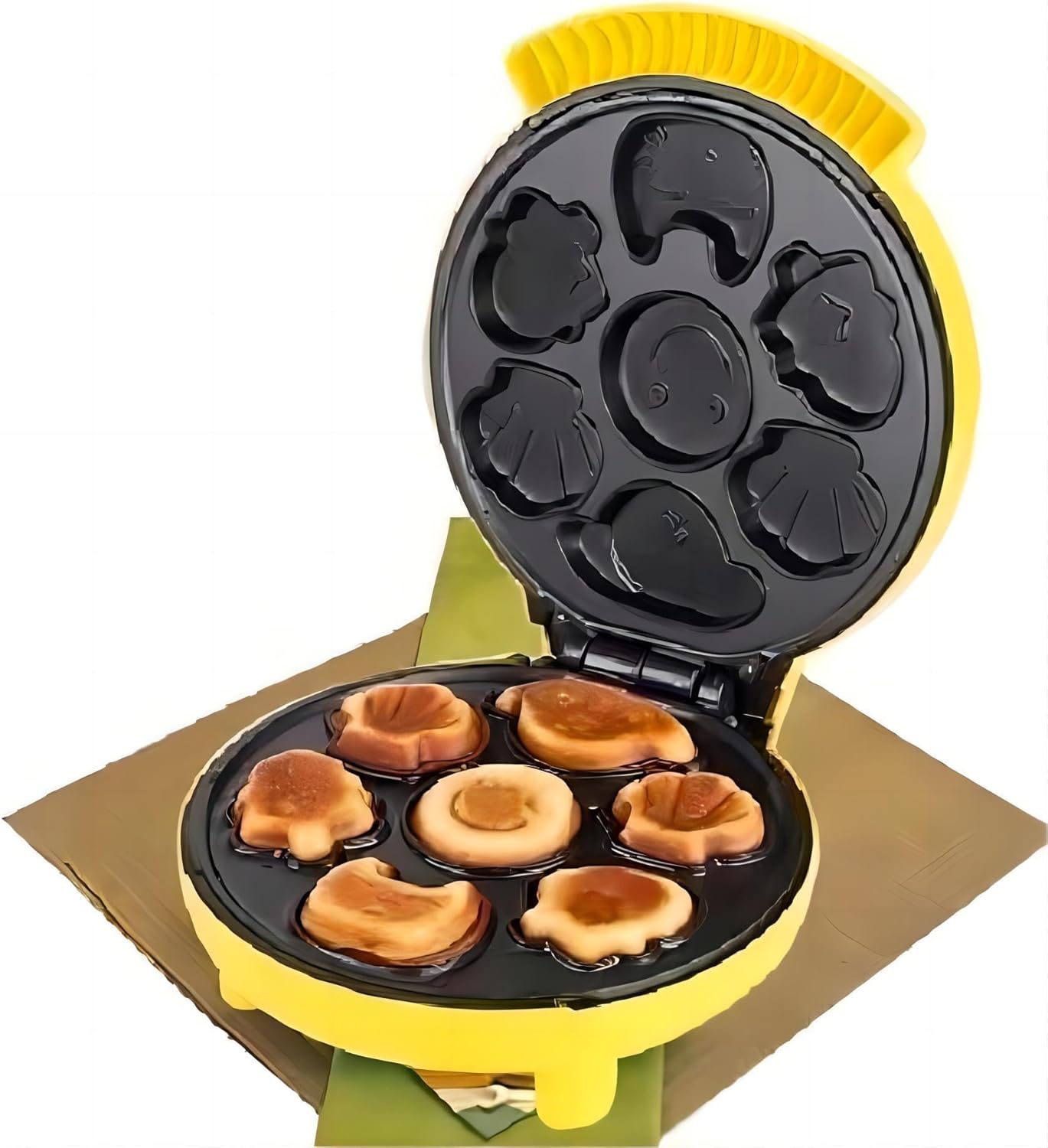 ماكينة صنع الوافل ان اي يو بي 7 بأشكال مختلفة للأطفال، ماكينة صنع الوافل على شكل حيوانات، جهاز وافلر كهربائي مقاوم للالتصاق، جهاز عمل كيك 13 713YrcLX0rL. AC SL1500