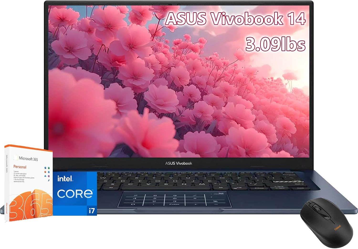 اسس لابتوب فيفوبوك 14 انش - انتل كور i7-1355U بيت AMD رايزن 7 4700U - ذاكرة رام 24 جيجا - هارد SSD 1 تيرا - ويندوز 11 - اوفيس 365 لمدة عام - كمبيوتر محمول للاعمال والمدرسة والجامعة