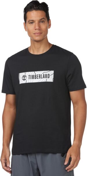 تي شيرت اف او اس سي بشعار خطي للرجال من تمبرلاند