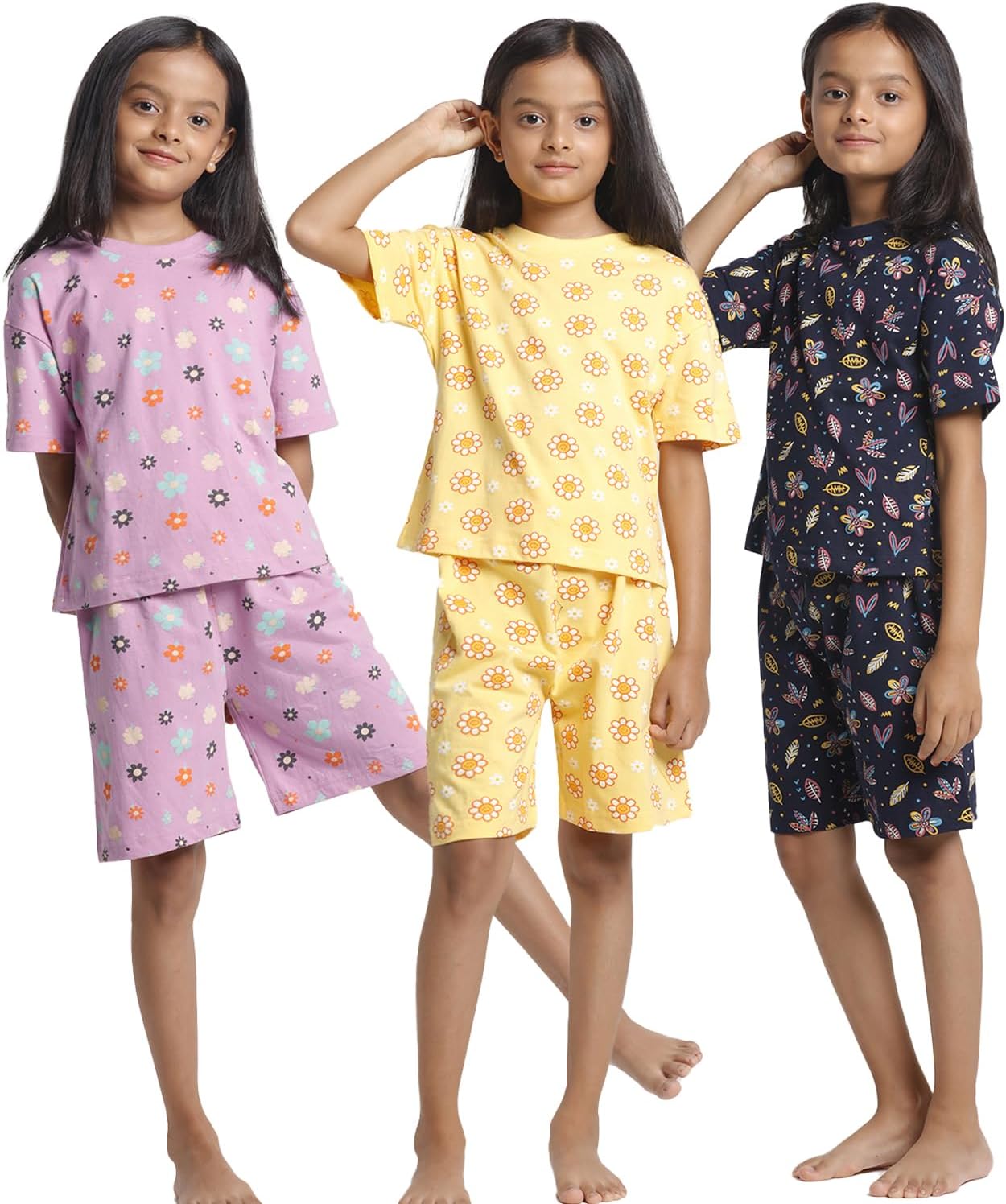 طقم ملابس طراز GLS-TSRT-SHRTS-01 للبنات من تي 2 اف، (عبوة من 3 قطع) 9 طقم ملابس طراز GLS-TSRT-SHRTS-01 للبنات من تي 2 اف، (عبوة من 3 قطع)