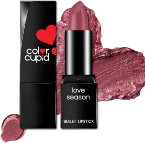 أحمر شفاه فيلفيت انتنس كولور يدوم 12 ساعة من كولور كيوبيد، غني بحمض الهيالورونيك وزيت الجوجوبا، مقاوم للانتقال والتلطخ، لوف سيزون، بامبكين هارفست، 4.1 جرام