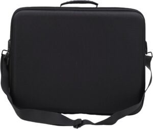 كريفوكت شنطة حمل وحدة التحكم بهيكل صلب من النايلون الايفا، شنطة محمولة مقاومة للغبار والماء (اسود)