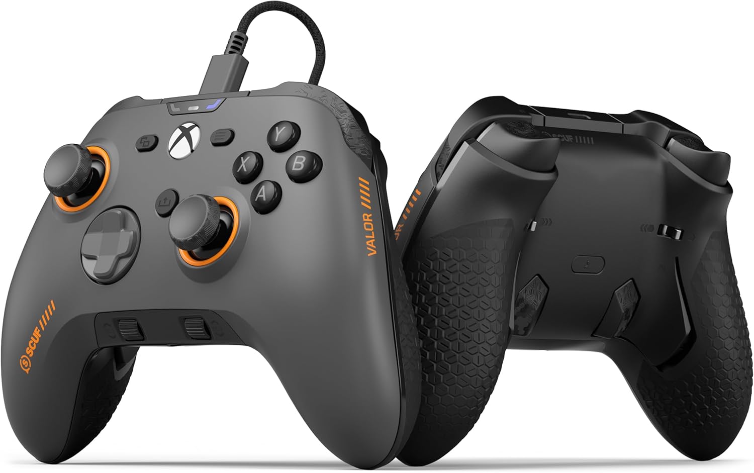 SCUF VALOR PRO Wired Performance Xbox Controller – Customizable Back Paddles, Instant Triggers, Hall Effect Thumbsticks, Audio Controls, Xbox Series X|S, Xbox One – Steel Gray