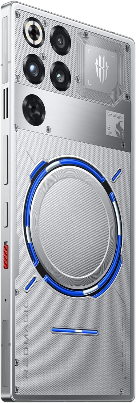 ريد ماجيك جوال العاب 11 برو 144 هرتز، هاتف ذكي اندرويد 5G، ذاكرة RAM 16GB + ذاكرة روم 512GB، سناب دراجون 8 ايليت الجيل 5، شاشة كاملة 6.8 انش 1.5K اموليد، كاميرا 50MP، جوال غير مقفل فضي 15 71eK46W4ZFL. AC SL1500