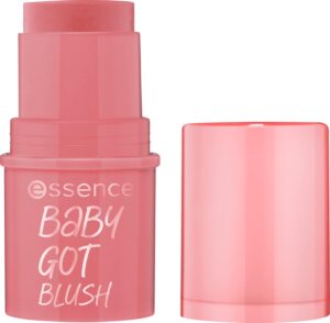 Essence Baby Got Blush Stick | Shade 30 Rosé All Day | Cream Blush for Cheeks & Lips | Easy to Apply & Blend | Long Lasting Natural Rosy Glow | Travel Friendly | Vegan & Cruelty Free