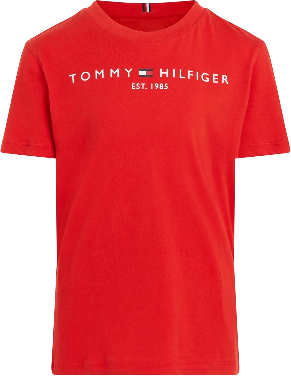 تي شيرت اسنشيال قصير الأكمام للأطفال من الجنسين مقاس اكس لارج من 1 قطعة من تومي هيلفيجر 1 تي شيرت اسنشيال قصير الأكمام للأطفال من الجنسين مقاس اكس لارج من 1 قطعة من تومي هيلفيجر