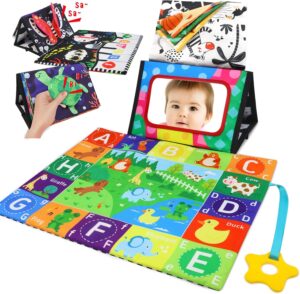 ألعاب تعليمية من كوانجو، مصنوعة من القماش، مناسبة للجنسين من عمر الولادة. تتميز بألعاب قابلة للإزالة وتحفيز بصري وأنماط تعليمية. تساعد في تطور الطفولة المبكرة من خلال اللعب التفاعلي.