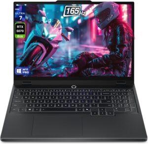 لينوفو لابتوب العاب ليجن 5i الجيل 10، انتل الترا 7-255HX، 32GB DDR5 RAM، 1TB PCIe SSD، شاشة 15.1 انش WQXGA (2560x1600)، نفيديا جي فورس RTX 5070، كيبورد RGB 24 منطقة، W11 برو، اسود اكليبس