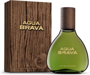 Agua Brava Eau de Cologne for Men - Long Lasting - Marine, Sporty, Fresh, Classic and Elegant Scent - Wood, Citrus, Spicy and Musk Notes - Ideal for Day Wear - 100ml