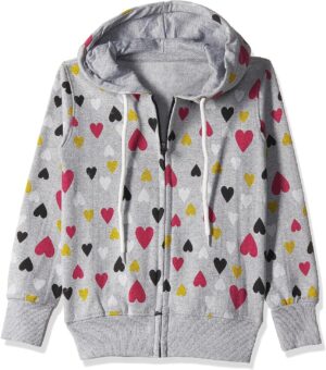 T2F Girls Girls Hooded Pocket Sweatshirt-GLS-SS-39 Sweatshirt (pack of 1)