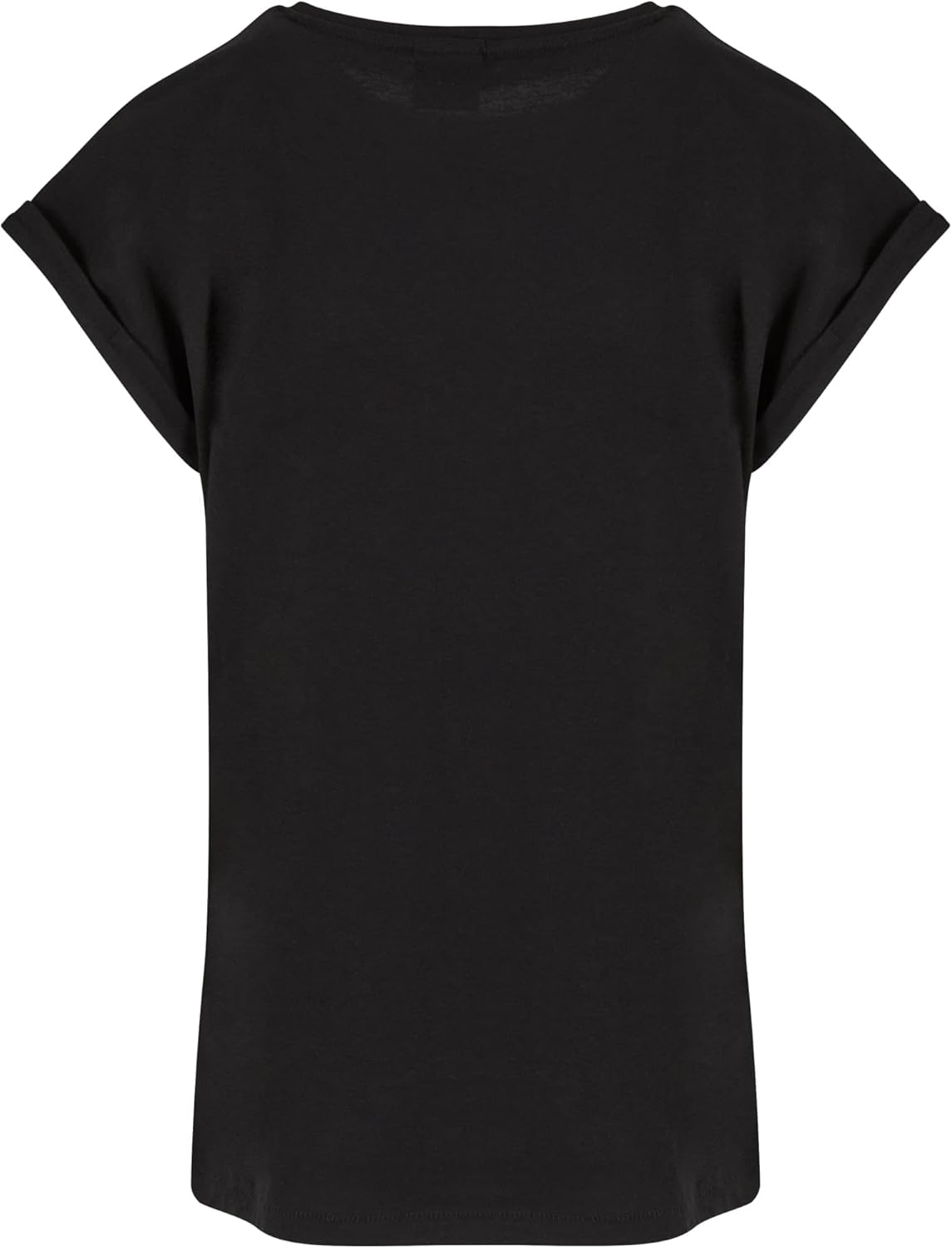 1771472901 تيشيرت بيسيك بكتف ممتد واكمام قصيرة للغاية برقبة دائرية ضيقة للنساء من اوربان كلاسيكس عبوة قطعة واحدة