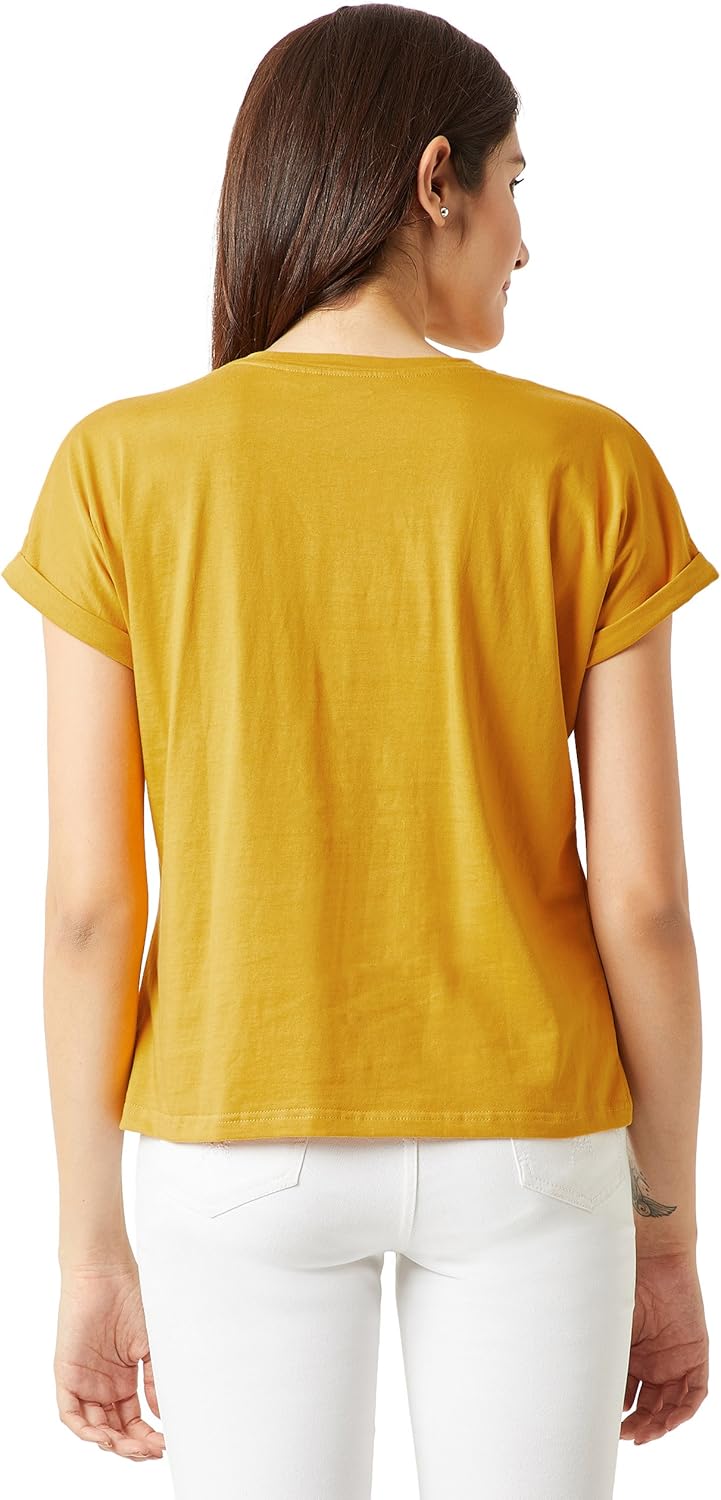 1771716850 تي شيرت للنساء فضفاض من ميس اوليف