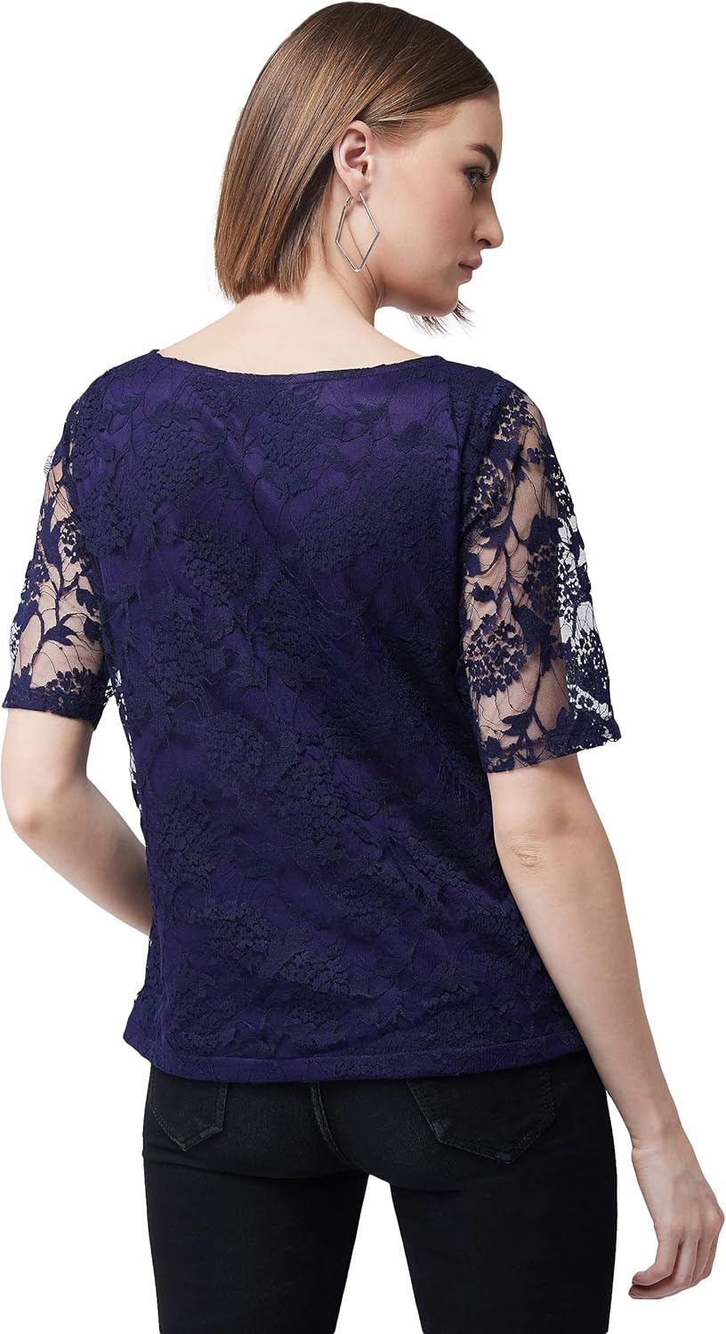 1771851100 قميص للنساء بتصميم ورود بقصة ضيقة من ميس اوليف