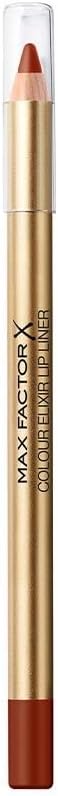 قلم تحديد الشفاه كولور اليكسير من ماكس فاكتور احمر شفاه لشفاه محددة رائعة بتركيبة ناعمة ولمسة نهائية مات تدوم طويلا بلون 25 براون ان بولد 5 غرام قطعة واحدة