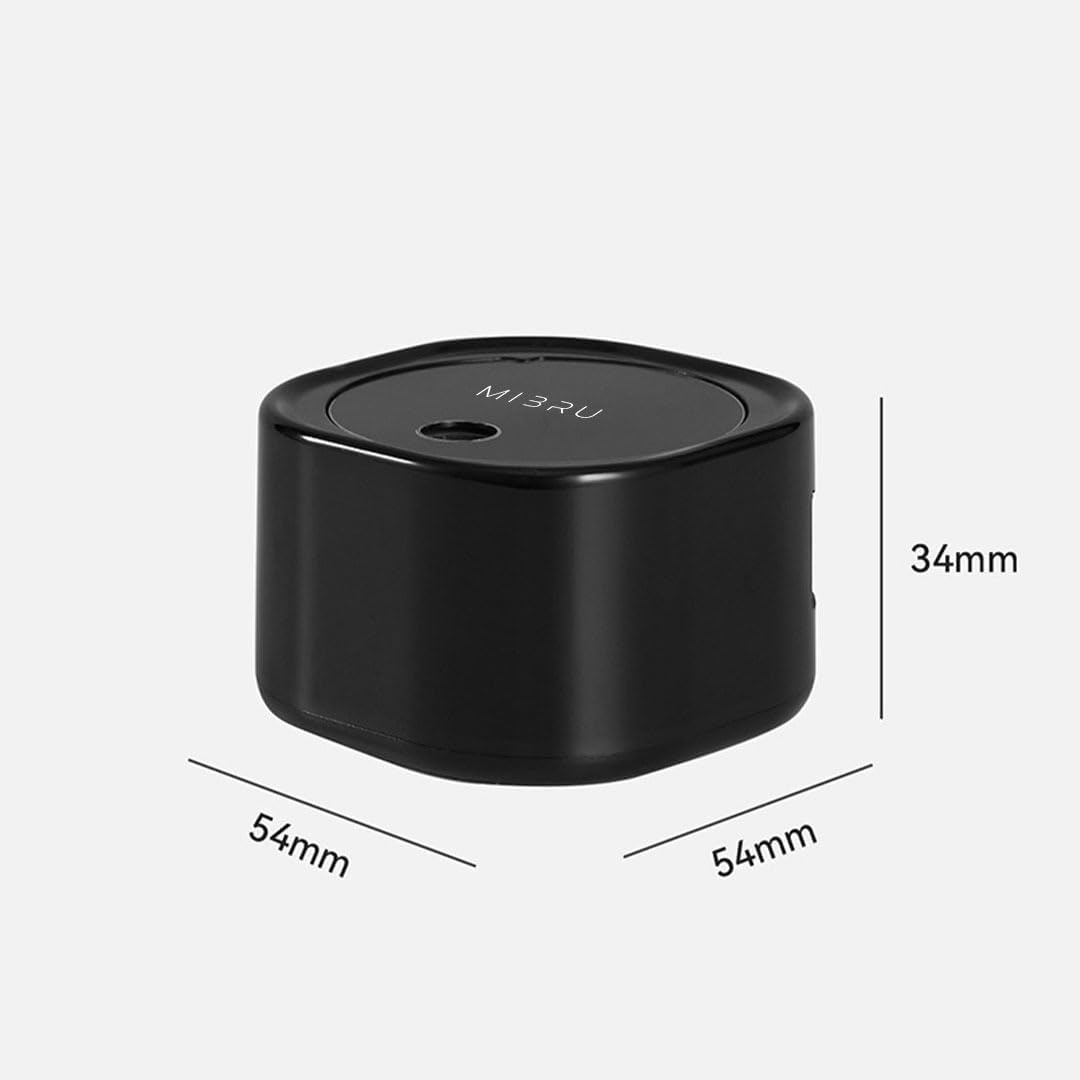 ام اي برو بخاخ حبوب القهوة ار دي تي 30 مل لتقليل قوة القهوة الساكنة مع قاعدة مغناطيسية، بخاخ نانو كهربائي محمول قابل لاعادة الشحن (اسود) 16