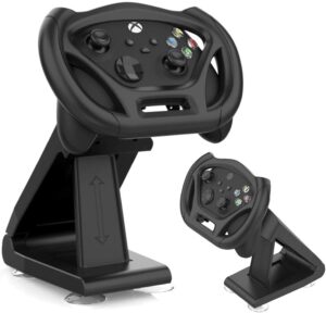 XSX/XSS Controller Gaming Racing Wheel Dock, Meagadream Steering Wheel with 4 Table Suction Cup for Xbox Series S/Xbox Series X Controller (Not for Xbox One/360 Controller) (Not for Xbox Elite