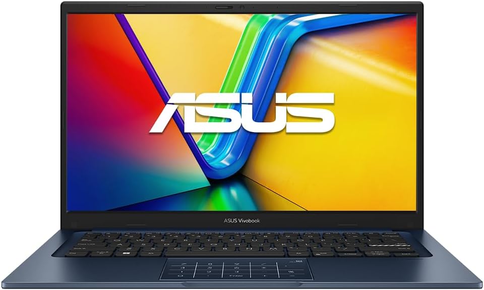 ASUS 2025 Laptop | Vivobook 14 | 14" 1920 x 1080 | Intel-10 Core i5-1334U | Intel Iris Xe Graphics | 12GB DDR4 | 256GB SSD | Windows 11 Home | Wi-Fi 5 - Bluetooth 5-720p HD Camera - Quiet Blue