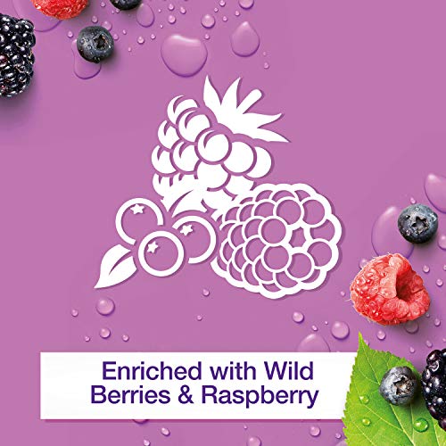 جونسون غسول الجسم المغذي بتوت العليق 400مل يساعد بشرتك على الانتعاش جل الاستحمام غني بفيتامين هـ والجلسرين