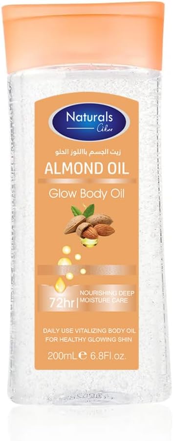 زيت الجسم باللوز الحلو من ناتشورال 200 مل