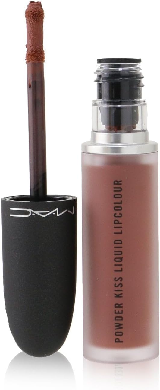MAC Powder Kiss Liquid Lipcolor - 997 Over The Taupe for Women - 0.17 oz Lipstick