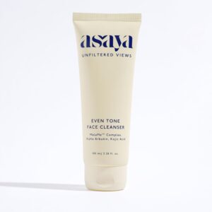 اسايا غسول الوجه لازالة البقع الداكنة | يتلاشى البقع وعلامات حب الشباب ويوحد اللون | غسول الوجه بحمض الترانيكساميك والنياسيناميد والفا اربوتين مع بروبيوتيك قبل + بروبيوتيك | منظف وجه كوري للنساء