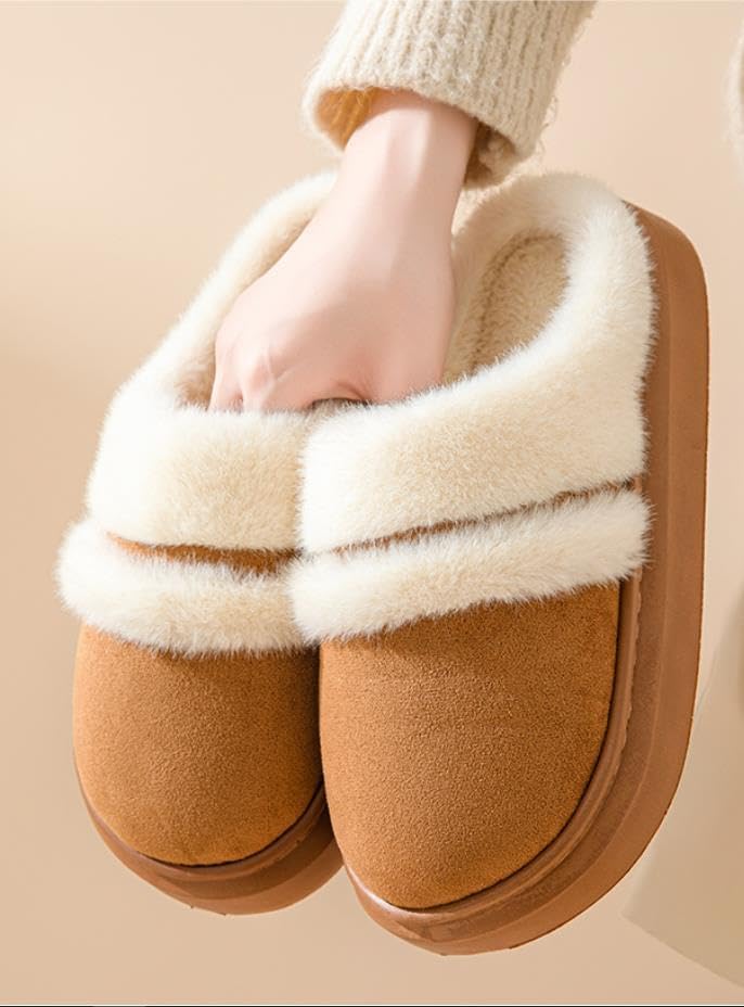 شباشب للنساء - شبشب ميلارد داخلي للخريف والشتاء للمنزل - خفيف الوزن ودافئ - نعل سميك مضاد للانزلاق - يمكن استخدامه في الهواء الطلق - مناسب جدا للشتاء البارد 13 51dAB+19AmL. AC