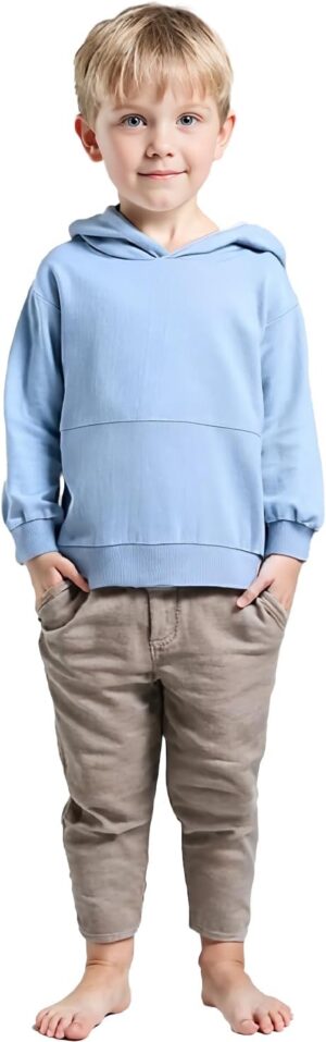 سويت شيرت للأولاد طراز BYS-OS-HD-SS-01 من تي 2 اف (عبوة من قطعة واحدة)