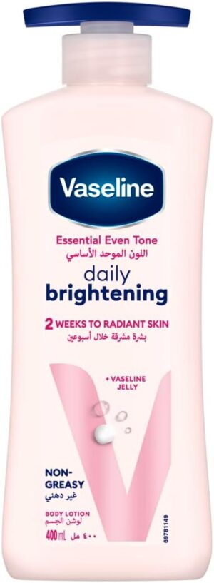 لوشن الجسم اسنشيال لتفتيح البشرة بالاشعة فوق البنفسجية مع فيتامين