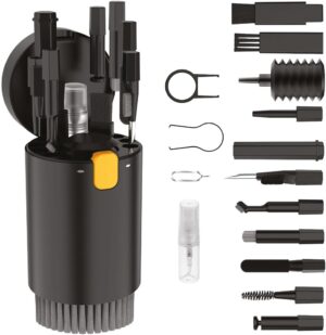 Venom Universelles Reinigungsset für Spielkonsolen – 20-in-1 Reinigungswerkzeuge für PlayStation, Xbox, Nintendo Switch, VR-Headsets, Controller, Tastaturen, Kameras, Ohrhörer und andere Elektronik