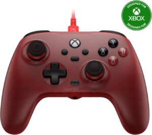 GameSir T7 Wired Xbox Controller with Hall Effect Joysticks and Triggers, Plug & Play Gamepad for Xbox Series X|S, Xbox One, Windows, Steam (Red)