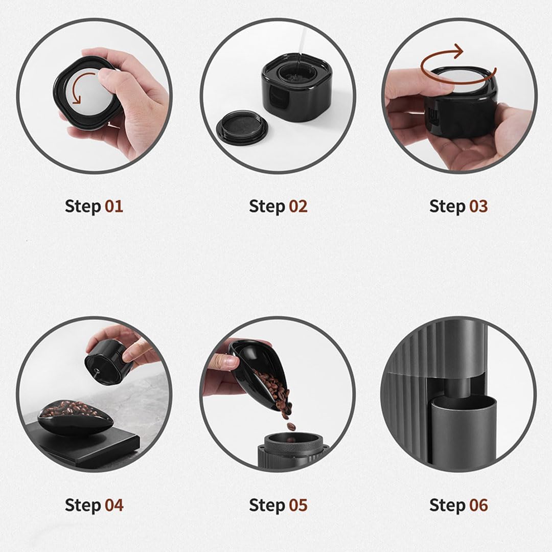 ام اي برو بخاخ حبوب القهوة ار دي تي 30 مل لتقليل قوة القهوة الساكنة مع قاعدة مغناطيسية، بخاخ نانو كهربائي محمول قابل لاعادة الشحن (اسود) 12 617pbjJqp9L. AC SL1080