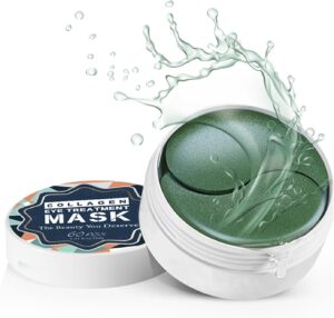 رقع تحت العين 60 قطعة من قناع النقي المضاد للشيخوخة وحمض الهيالورونيك للعيون المنتفخة والهالات السوداء ومضاد اقنعة علاج ترطيب عميق للنساء والرجال كل الأنواع