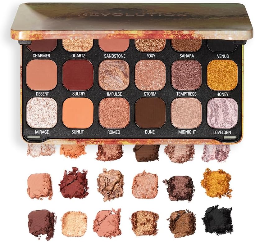 باليت ظلال عيون فور ايفر فلوليس من ميك اب ريفليوشن، برونز تيمبتيشن