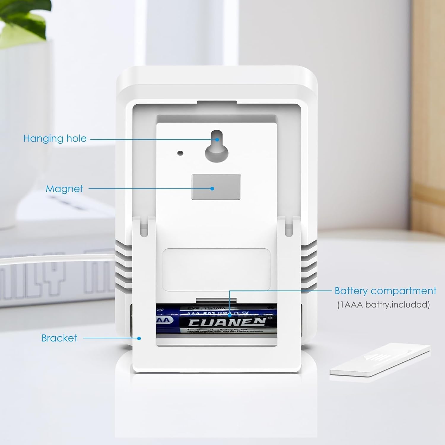 ميزان حرارة رقمي للثلاجة، جهاز مراقبة درجة الحرارة لاسلكي مع مستشعر مسبار، شاشة HD، تسجيلات الحد الأدنى/الاقصى، مفتاح للثلاجة والفريزر للاستخدام الداخلي والخارجي من ابوتو 15 61K+mqHoHDL. SL1500