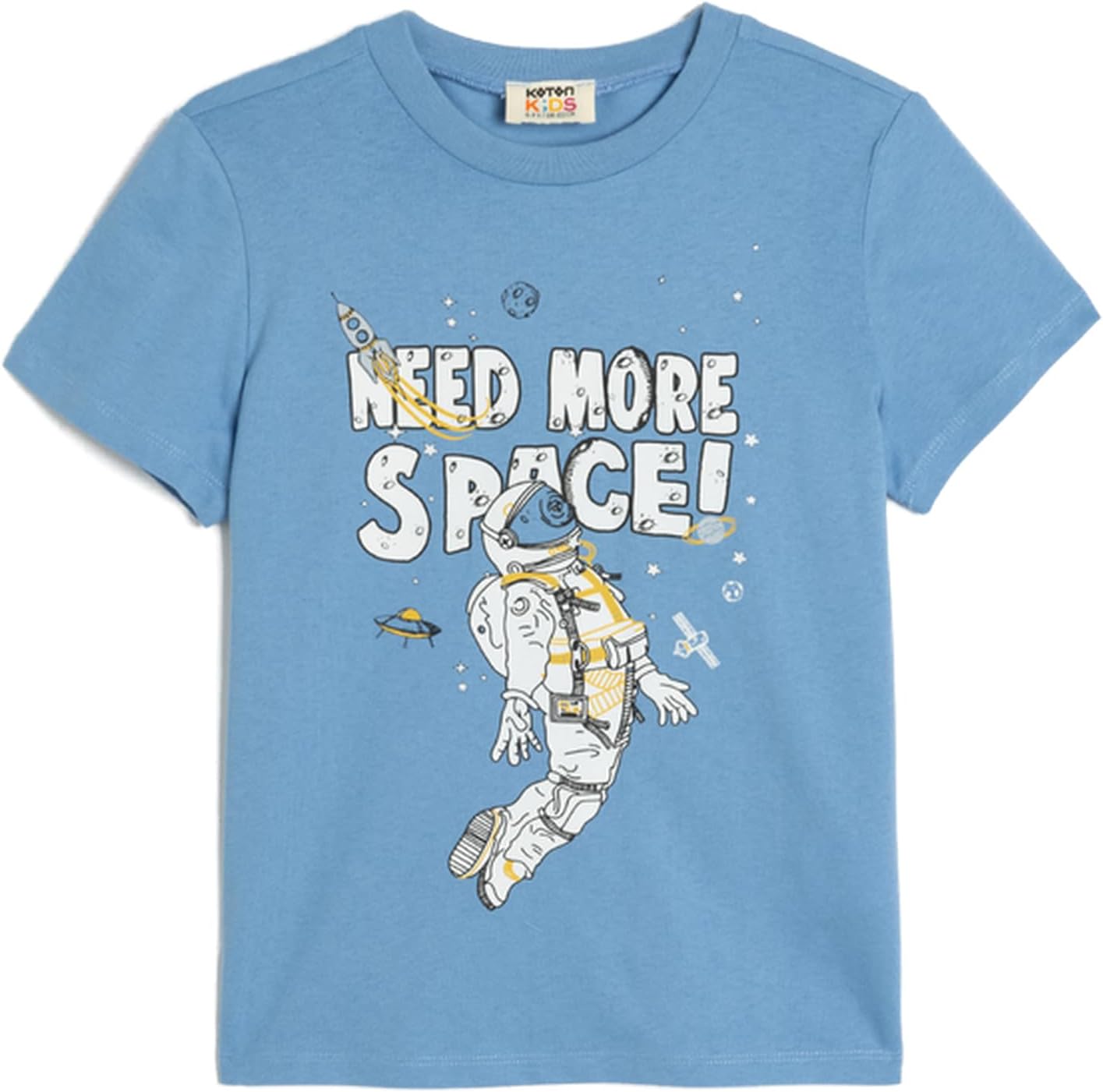 تي شيرت من القطن كلاسيكي للأولاد من كوتون