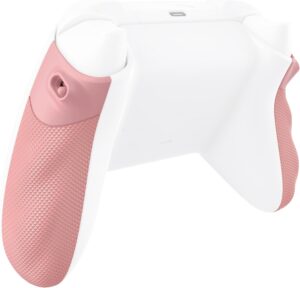 اكستريم رايت حافظة لذراع تحكم اكس بوكس سلسلة اكس/اس مع مجموعة ايقاف الزناد، مقبض مطاطي لاكس بوكس سلسلة اكس/اس، غير قابل للانزلاق، زهري