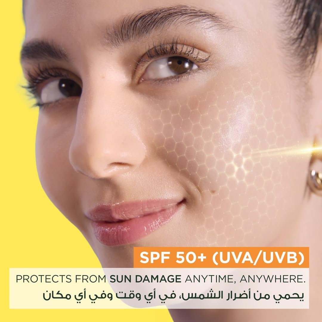 غارنييه سوبر يو ڤي بخاخ شفاف واقٍ من الشمس بمعامل حماية +SPF50 – تركيبة خفيفة كالرذاذ مع فيتامين C لتصحيح البقع الناتجة عن الشمس – حماية من أشعة UVA – مناسب لجميع أنواع البشرة، 75 مل 10