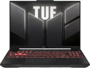 ASUS TUF Gaming A16 Laptop: AMD Ryzen 5 7535HS, NVIDIA GeForce RTX 4050, 16GB DDR5 RAM, 512GB PCIe SSD, 16" Full HD+ (1920x1200) 144Hz Display, Windows 11